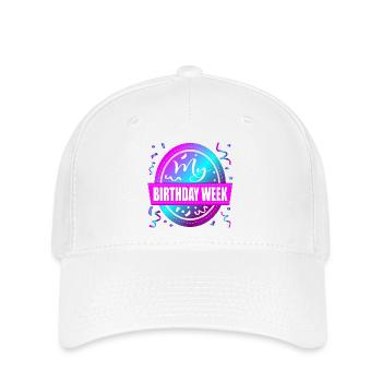 My Birthday Week Celebration - Flexfit Cap - white - Front