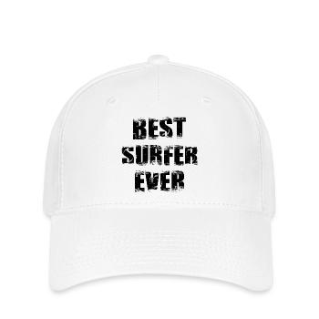 Meilleur surfeur de tous les temps - Casquette Flexfit - blanc - Devant
