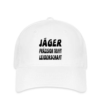 Jäger - Flexfit Cap - Weiß - Vorne