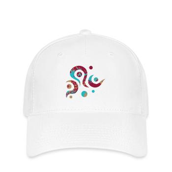 Yoga design_18 - Casquette Flexfit - blanc - Devant
