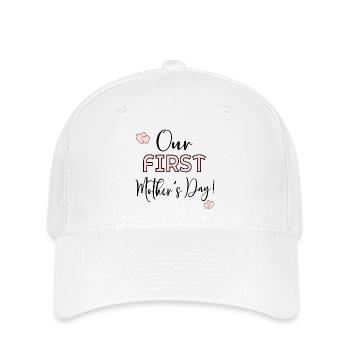 Premier bébé de la fête des mères - Casquette Flexfit - blanc - Devant