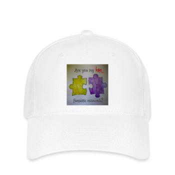 Fantastic mismatch puzzle pieces - Flexfit Cap - white - Front
