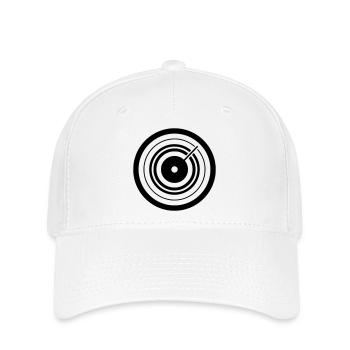 Target Arrow Dart Icon - Flexfit Cap - white - Front