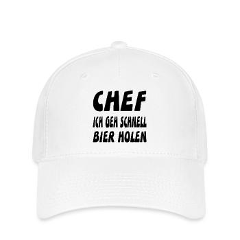 Chef - Flexfit Cap - Weiß - Vorne
