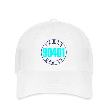 Santa Monica 90401 - Flexfit Cap - Weiß - Vorne