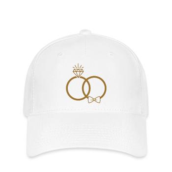 Eheringe - Flexfit Cap - Weiß - Vorne