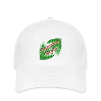 Summer style with palm trees - Flexfit Cap - white - Front