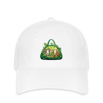 Cuddly gang in the jungle basket - Flexfit Cap - white - Front