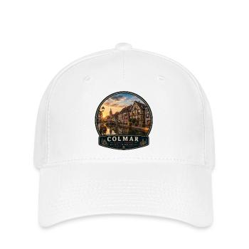 Colmar, France, vieille ville Vacances, maisons à colombages - Casquette Flexfit - blanc - Devant