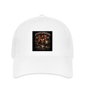 Gladiateur de Gym - Casquette Flexfit - blanc - Devant