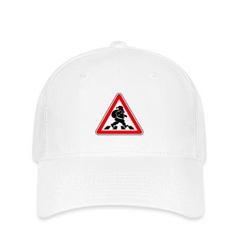Santa Claus crossing . AI generated - Flexfit Cap - white - Front
