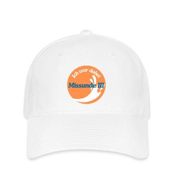 Missunde III – Ich war dabei, orange - Flexfit Cap - Weiß - Vorne
