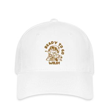 Bereit zum wilden Tauchen - Flexfit Cap - Weiß - Vorne