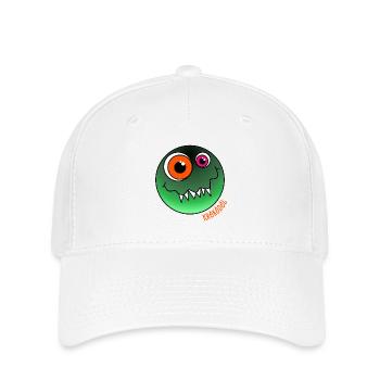 KRÖKÖDÖL - das verpeilte Kroko-Monster - Flexfit Cap - Weiß - Vorne