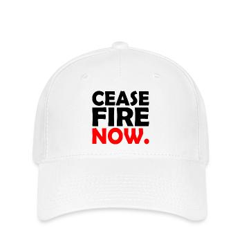 Ceasefire now - Flexfit Cap - white - Front