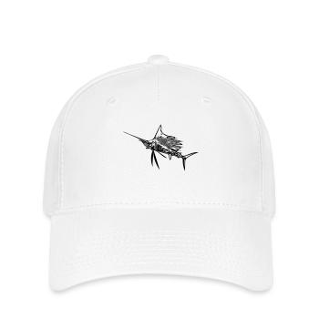 Wilder Schwertfisch Vector - Flexfit Cap - Weiß - Vorne
