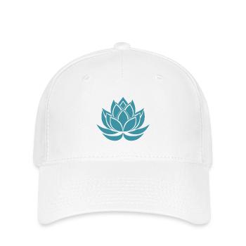 le yoga, lotus, méditation - Casquette Flexfit - blanc - Devant