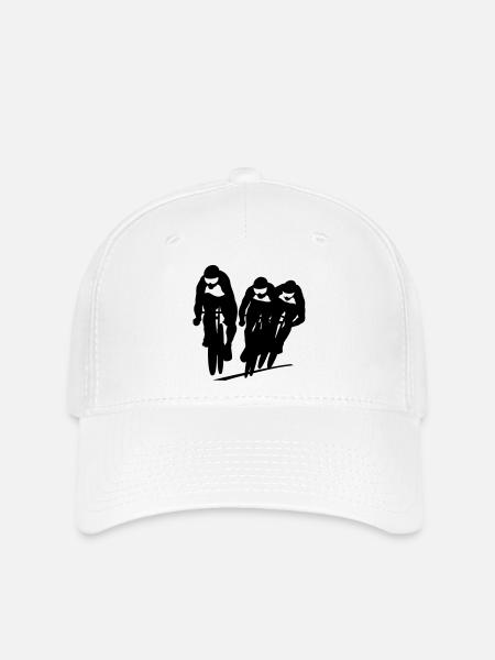 Rennrad - Flexfit Cap - Weiß