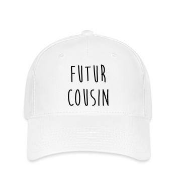 Onkel / Tante / Vetter / Cousin / Kusine - Flexfit Cap - Weiß - Vorne