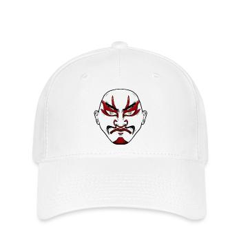 Japanese kabuki face - Flexfit Cap - white - Front