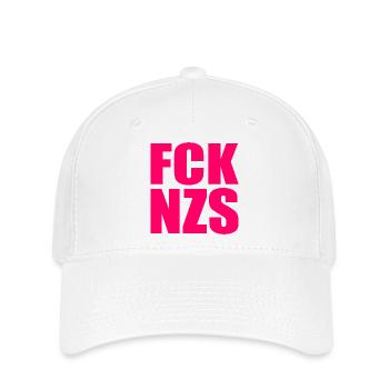 FCK NZS - Flexfit Cap - Weiß - Vorne