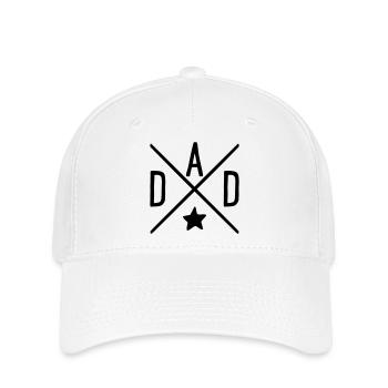 Dad - Flexfit Cap - white - Front