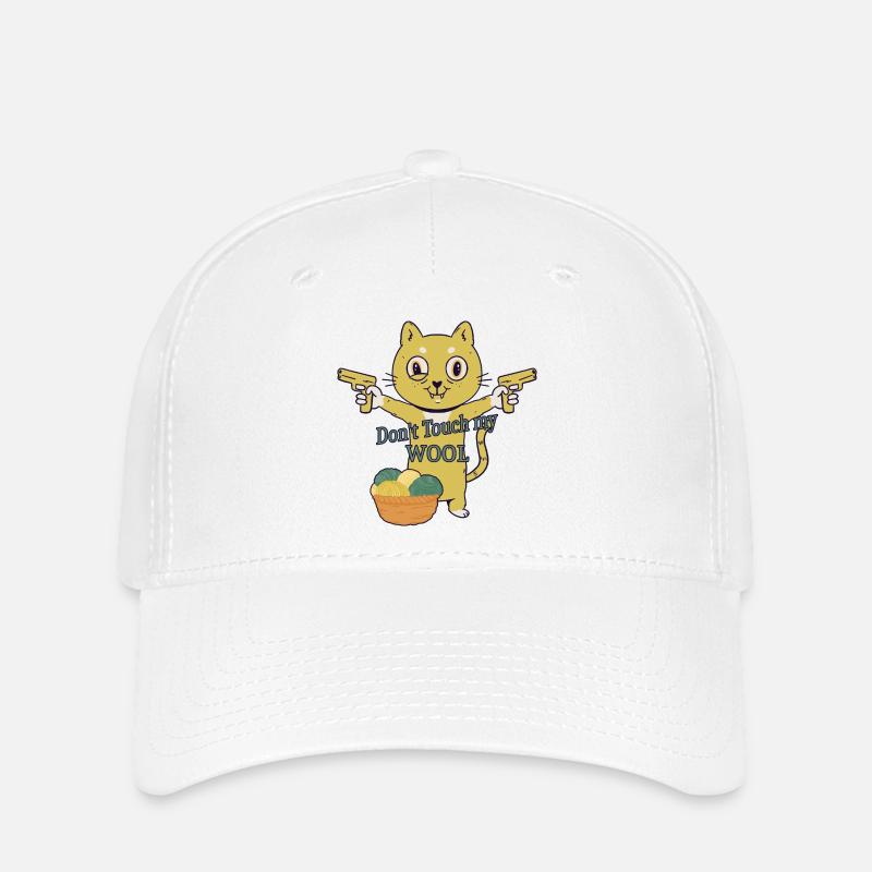Fass meine Wolle nicht an ! - Flexfit Cap - Weiß
