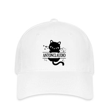 Antonclaudio T-Shirt T-Shirt Katze Geschenkidee - Flexfit Cap - Weiß - Vorne