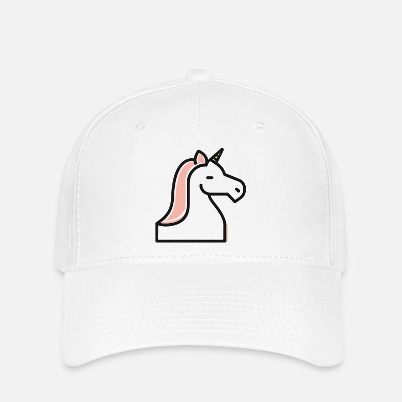 Einhorn - Flexfit Cap - Weiß