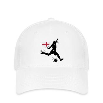 Football England Fan Player Blast icône - Casquette Flexfit - blanc - Devant