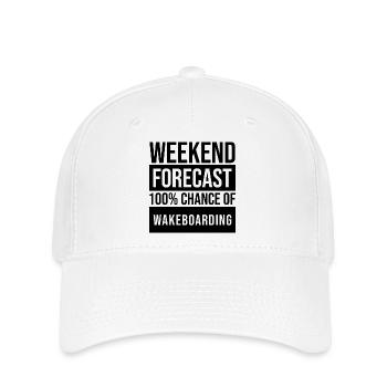 Wakeboard - Flexfit Cap - Weiß - Vorne