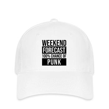 Punk - Flexfit Cap - Weiß - Vorne