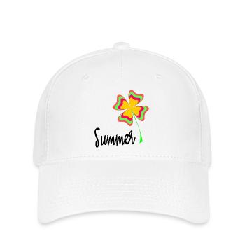 VACANCES. BONNES VACANCES. MAÎTRESSE. MAÎTRE. PROF - Casquette Flexfit - blanc - Devant