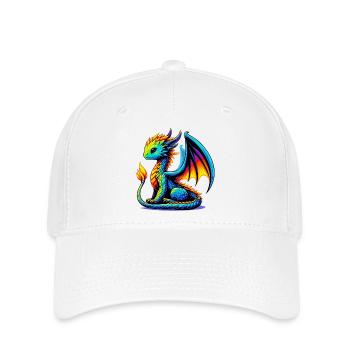 Dragon - Flexfit Cap - white - Front