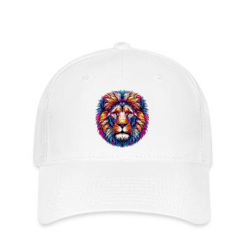Lion - Casquette Flexfit - blanc - Devant