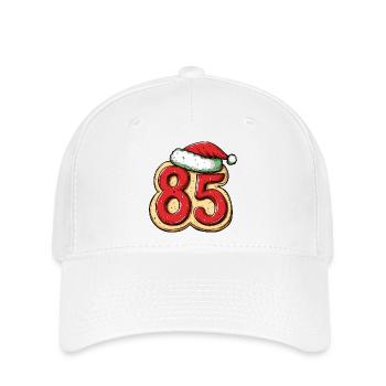 85 Number Christmas Cookie - Flexfit Cap - white - Front