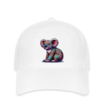 Koala - Flexfit Cap - Weiß - Vorne