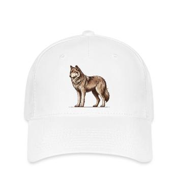 Loup - Casquette Flexfit - blanc - Devant