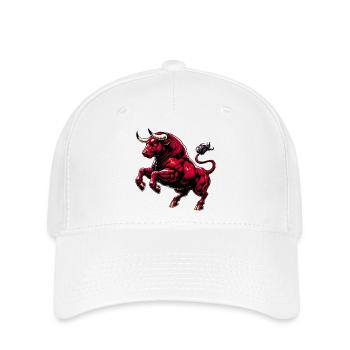Stier - Flexfit Cap - Weiß - Vorne