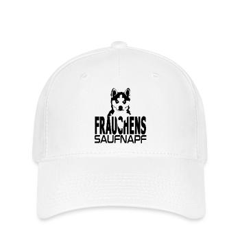 Husky Design - Abreuvoir de maîtresse - Casquette Flexfit - blanc - Devant
