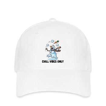 Frosty Jongleur: Chillige Vibes - Flexfit Cap - Weiß - Vorne