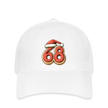 68 Number Biscuit Christmas - Flexfit Cap - white - Front
