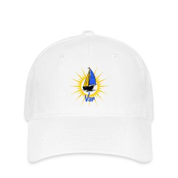Voilier Soleil Var - Casquette Flexfit - blanc - Devant