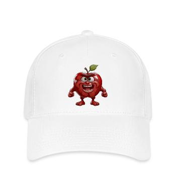 apple - Flexfit Cap - white - Front