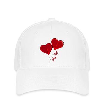 Meine Liebeserklärung - Flexfit Cap - Weiß - Vorne