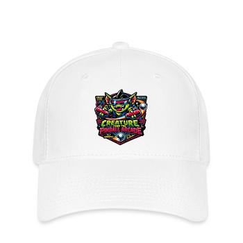Creature from the Pinball Arcade Monster Retro  - Flexfit Cap - Weiß - Vorne