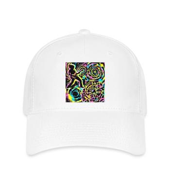 Psychedelic Rock - Flexfit Cap - white - Front