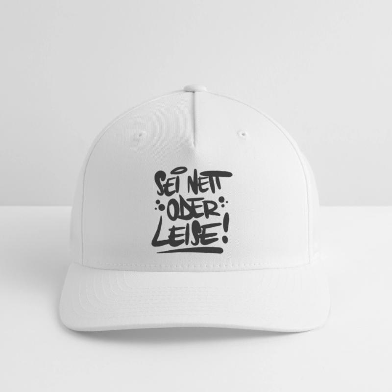 Sei nett oder leise Spruch Flexfit Cap