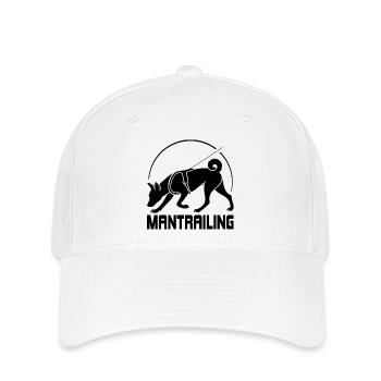 Chien de chasse de Basenji Chiens de sport Wilsigns - Casquette Flexfit - blanc - Devant