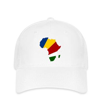 Seychellen_Flagge_Afrika - Casquette Flexfit - blanc - Devant